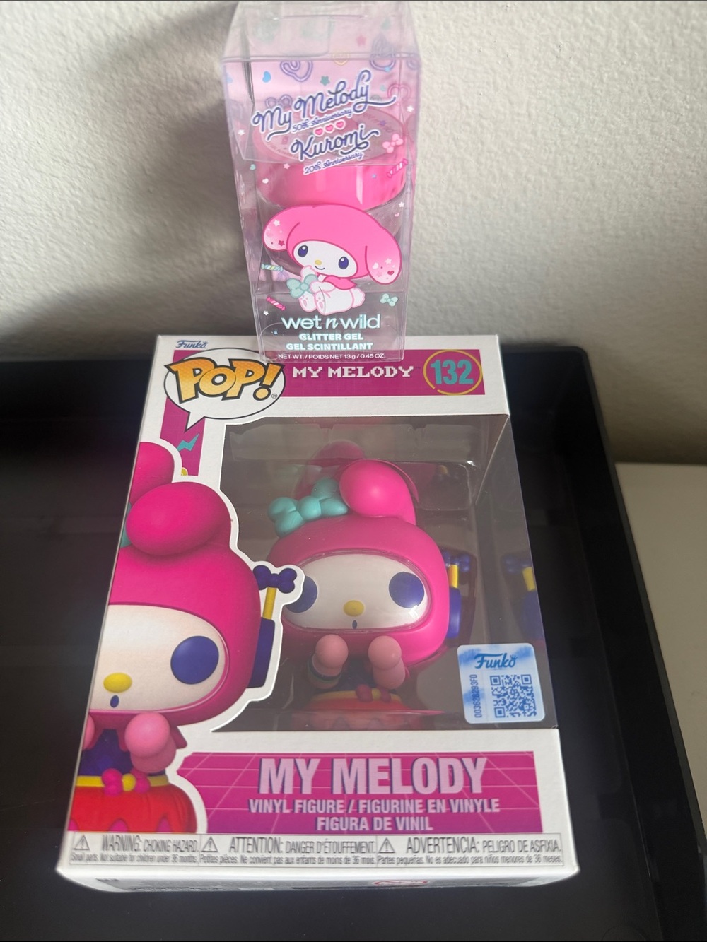 My Melody Set - Funko POP! - 132 Vinyl Figure + Sanrio Wet n Wild Glitter Gel